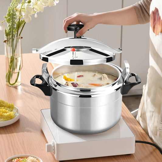 15L Professional Pressure Cooker Multifunctional Aluminum Household Restaurant Explosion-Proof Cooking Pots for Gas Cooker Pot