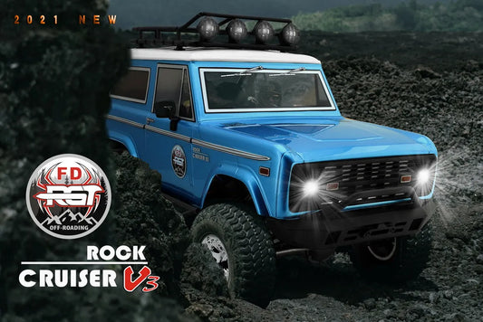 New RGT 1/10 136100V3-FD 4WD Simulation Crawler Cars Rock Buggy RC Remote Control Off-road Vehicle Kids Adult Toy Car Gifts
