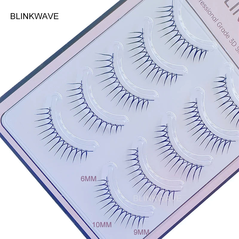 U-shaped False Eyelashes K-Pop Idol Lashes Zhang Yuanying Inspired Comic Eye Lashes Natural Wispy Lash Extension