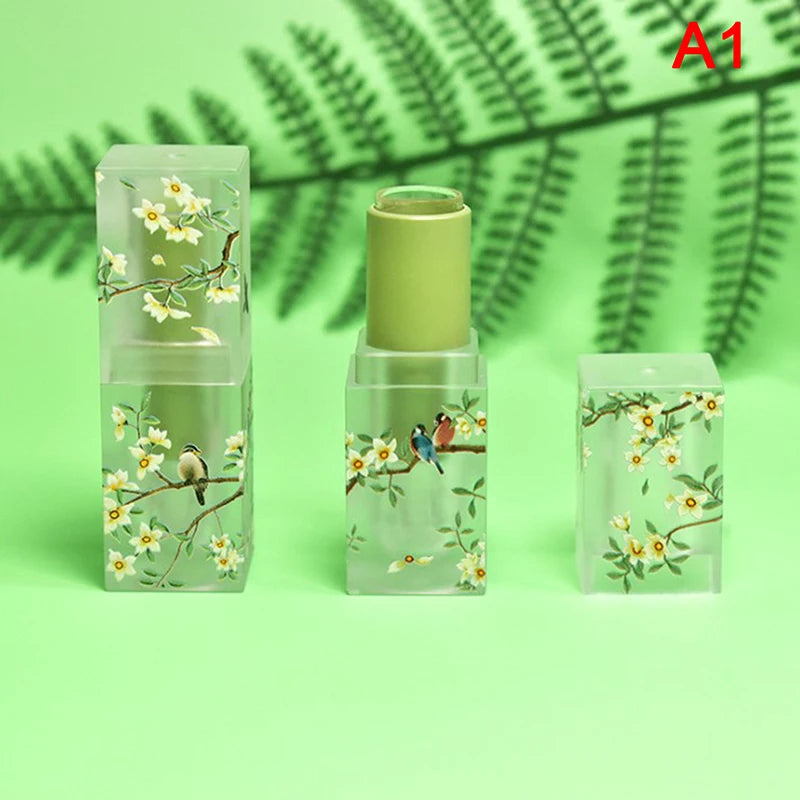 1pcs Small Fresh Scrub Square Lipstick Tube Empty Lip Balm Container Lips Tubes Cosmetic Makeup Tools