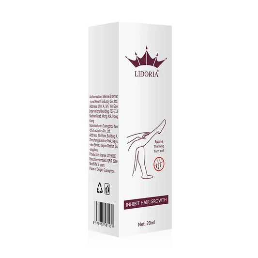 Natural Permanent Hair Removal Serum Stop Hair Growth Inhibitor Removal Face Armpit Legs Body Pubic Hair Depilation Serum 10ml
