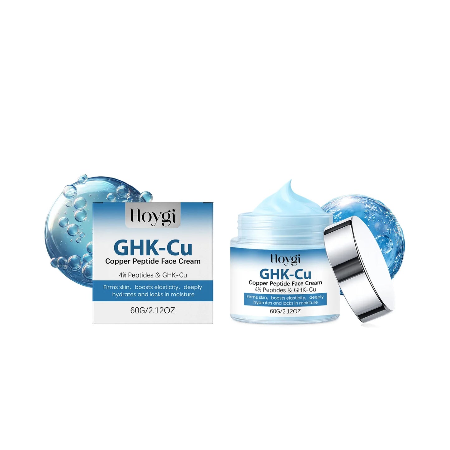 4 % Ghk-Cu Copper Peptide Cream Copper Peptide Face Cream Boost Elasticity Strengthen Skin Barrier Nourishing Firming Skin Care