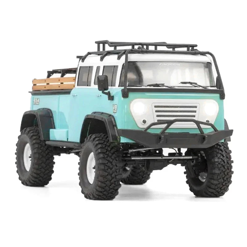 CROSSRC EMO JT4 RTR Simulation Climbing Truck Four-Wheel Drive Off-Road Rc Remote Control Electric Model Car Ocean Blue