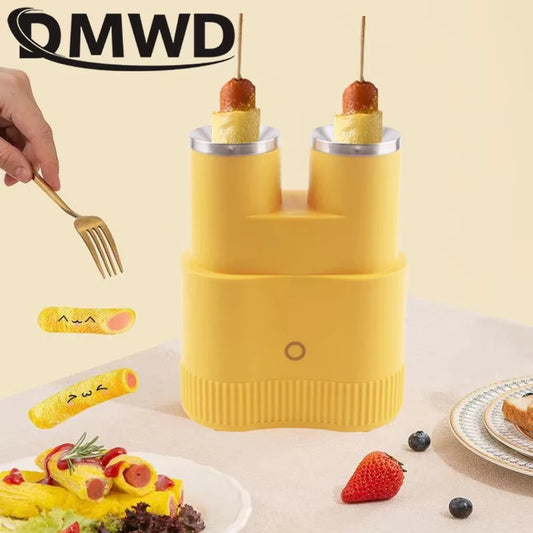 110V/220V Automatic Rising Electric Egg Roll Maker Cup Breakfast Single Omelette Master Fried Eggs Sausage Roller Boiler Machine