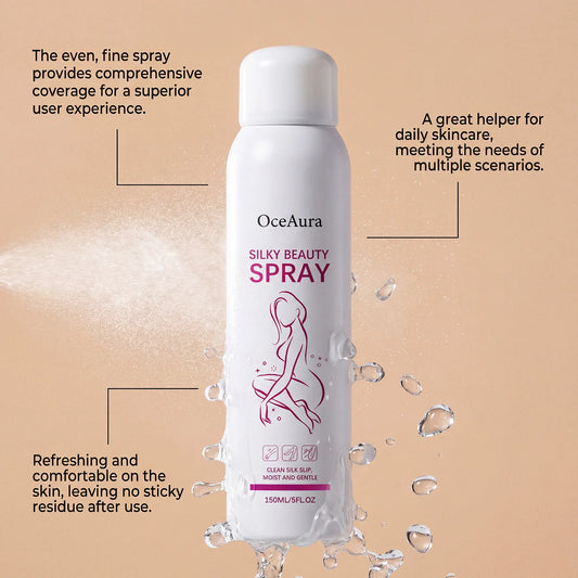 OCEAURA Body Hair Removal Spray Soothing Soften Hair Roots Underarm Hair Growth Inhibitor Smoothing Painless Depilatory Spray