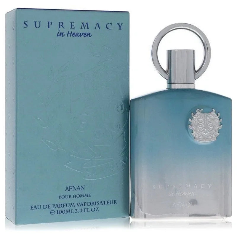 AFNAN Supremacy in Heaven Perfume 100ml Unisex Eau De Parfum Fresh Citrus Green Tea Fragrance Long Lasting Musk Woody Sandalwood