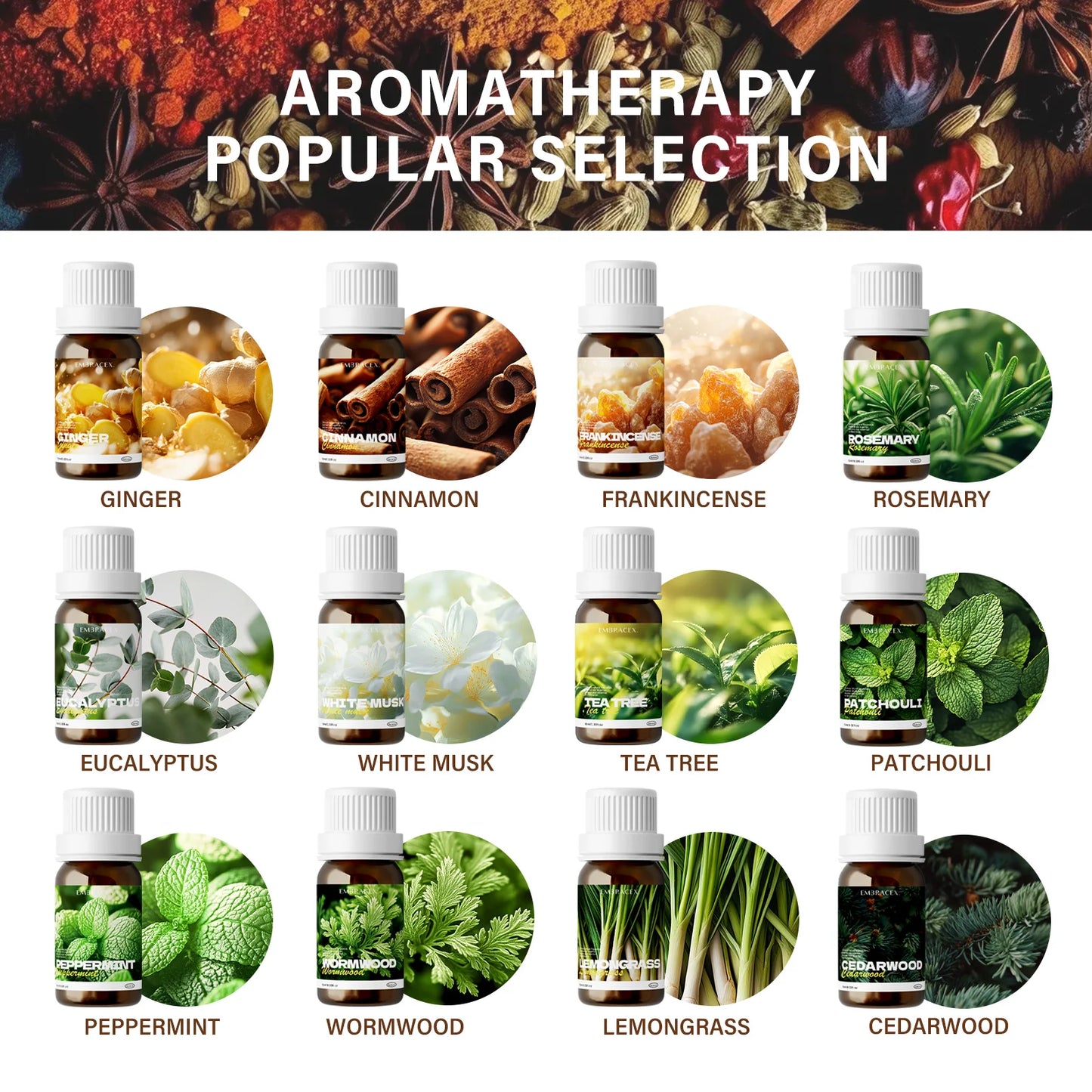 10ml Tea Tree Oil Aromatherapy Essential Oil Making Bath Products for Scalp, Skincare Body Massage Oil Gifts