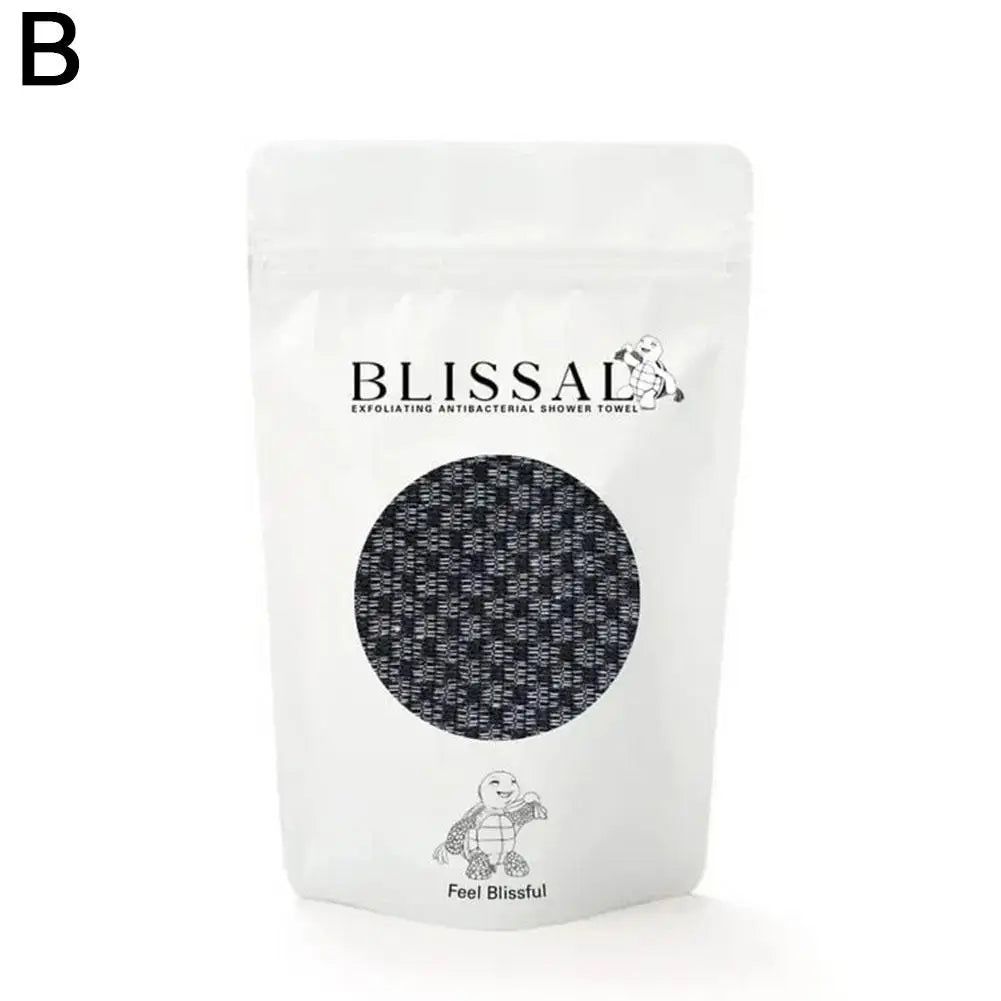 Rubbing Washcloth Nylon Bath Towel Brush Exfoliating Scrubber Shower Sponge for Back Cleaning Care Bathroom Accessories