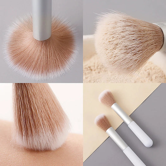 1Pcs Round Handle Multifunctional Makeup Brushes Girl Professional Powder Foundation Blush Brush Cosmetic Accessories