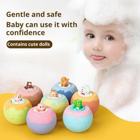2026 Essential Oil Bath Salts Ball Bathtub Bath Ball Exfoliating Moisturizing Cleaning Body Bubble Balls Shower Accessories