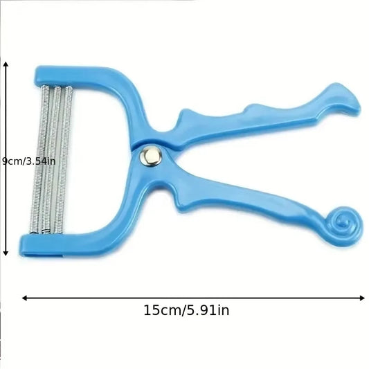 Smooth Skin Facial Hair Removal Device - Elastic Lip and Eyebrow Hair Removal Device, Handheld Facial Hair Removal Device, Gentl
