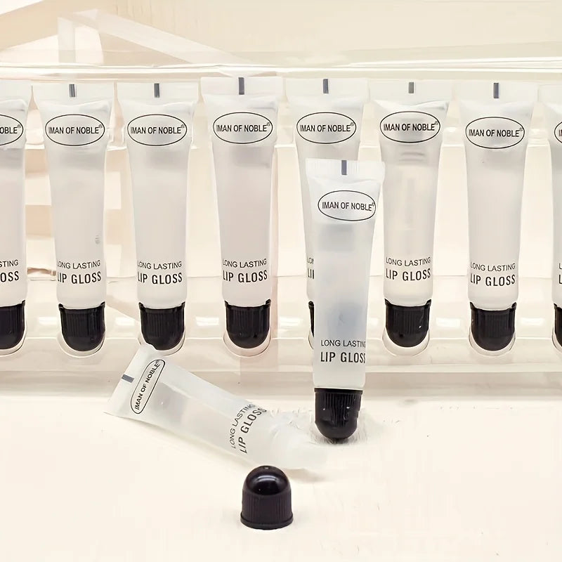 6pcs Glossy Finish Lip Gloss, Moisturizing Cream for All Skin Types, Non-Sticky Hydrating Lip Oil, Long-Lasting Shine for Dry Li