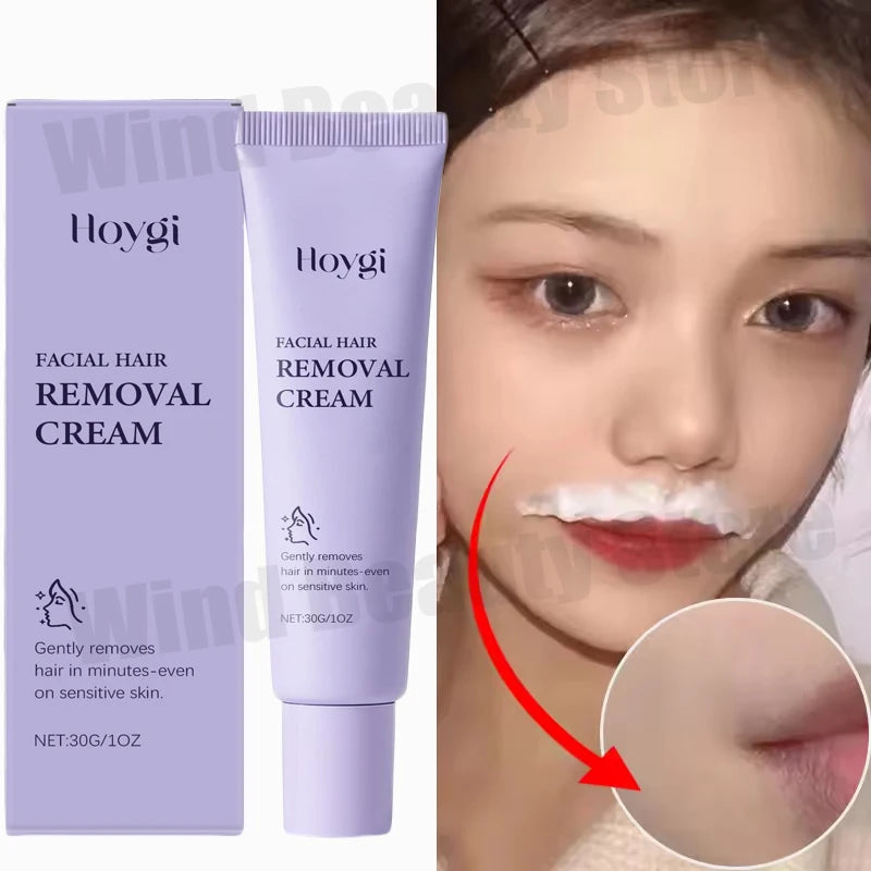 Painless Hair Removal Creams Fast Gentle Removal Skin Care Whitening Clear Lip Hair Underarm Depilation Cream Women Men Beauty