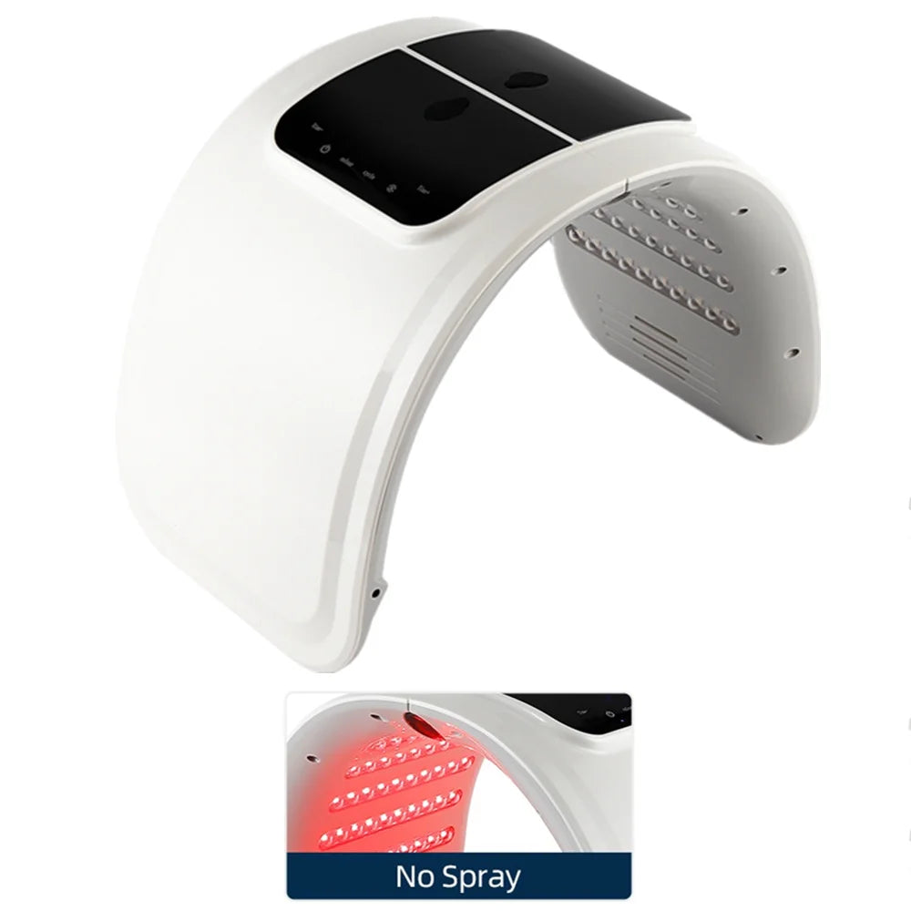 7 Colors LED Photon Machine With Nano Spray Skin Moisturizing Face&Body Mask Salon SPA Home Use Skin Rejuvenation Acne Skin Care