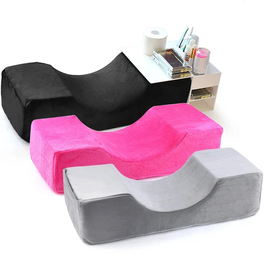 Grafted Eyelash Pillow Neck Support Grafting Lashes Memory Foam Cushion Eyelash Extension Soft Pillow With Pocket Makeup Salon