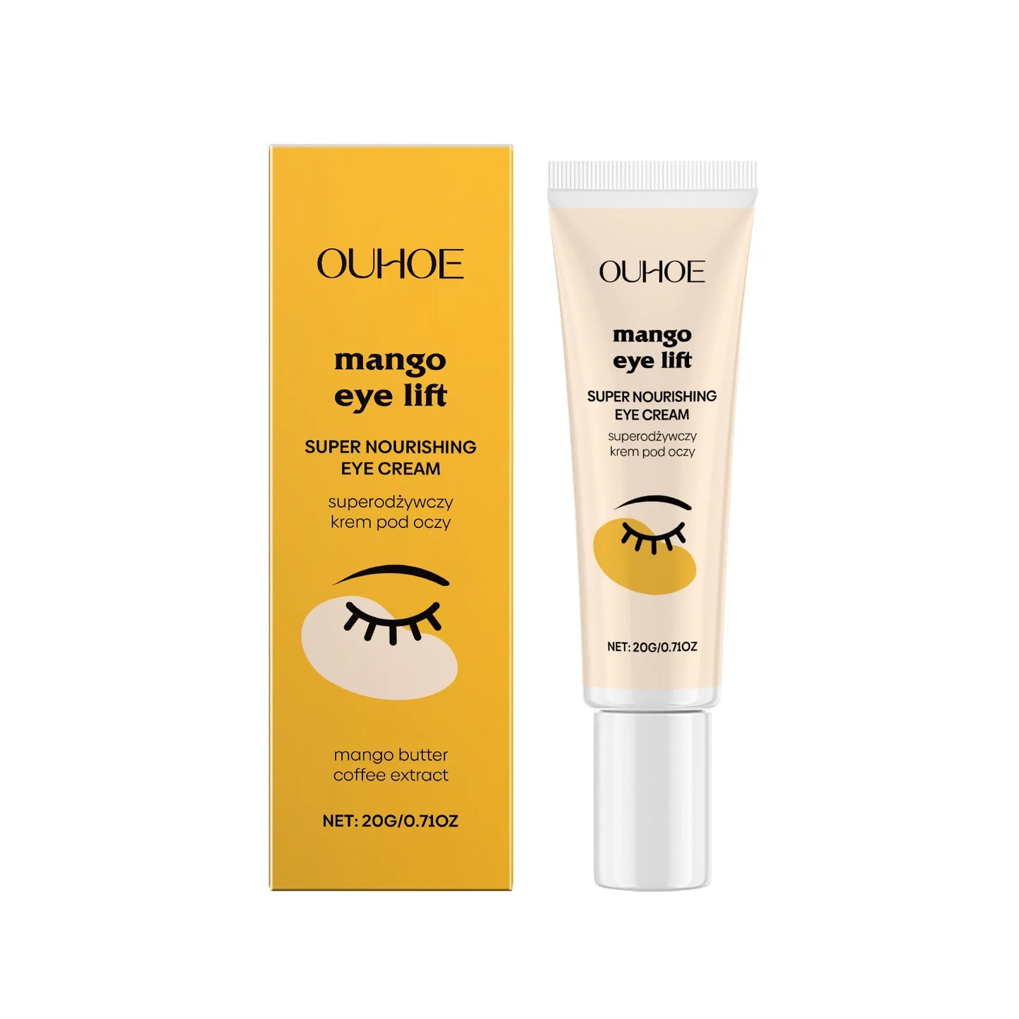 Eye Lift Cream Fade Dark Circles Relieve Puffiness Remove Wrinkles Reduce Fine Lines Brightening Smoothing Tightening Eye Cream