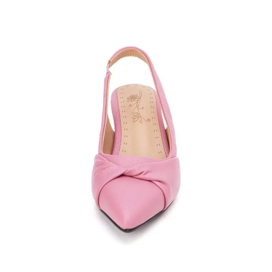 REAVE CAT Brand Women Sandals Pointed Toe Small Heels 4.5cm Strap Bowknot Size 51 52 53 54 Soft Daily Shoes Summer