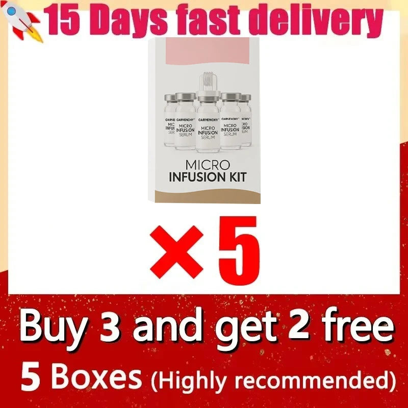 2026 New Micro Molecule Anti-Aging Serum Kit Korean Collagen Hyaluronic Acid Hydrate Firm Skin Reduce Fine Lines Shrink Pores