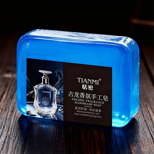 70G 1/2PCS Men's Cologne Soap, Perfume Soap, Bath Soap Face Wash Bath Body Soap Essential Oil Handmade Soap Skin Care