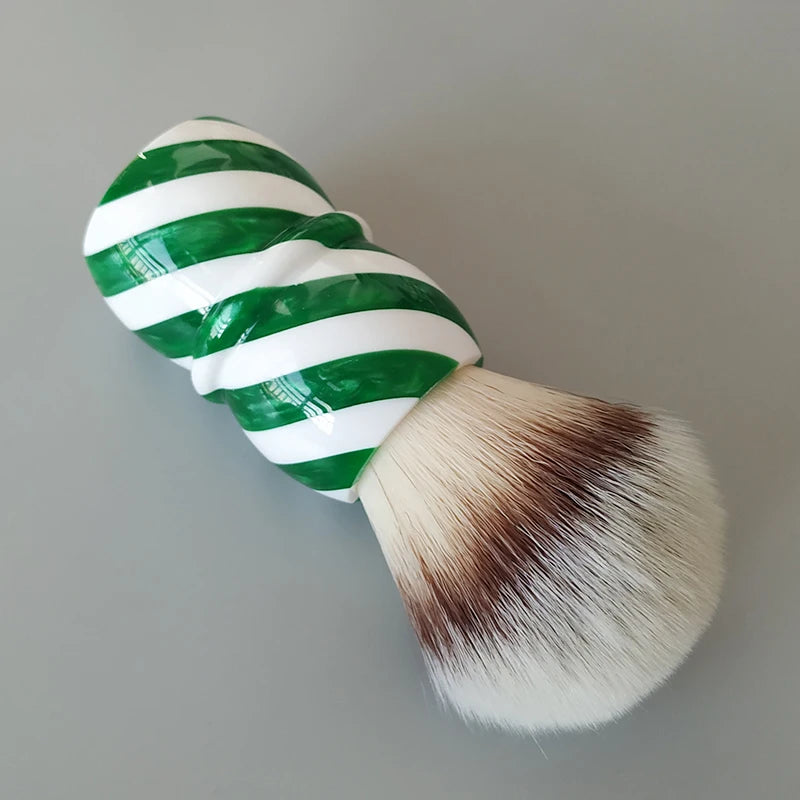 Dscosmetic Green Wave A2S Soft Synthetic Hair Shaving Brush for Man Wet Shaving
