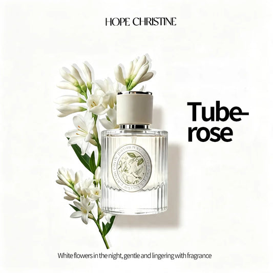 HOPE CHRISTINE Luxury Perfume White Orchid Tuberose Niche Fragrance Long Lasting EDP Women High Quality White Musk Body Mist