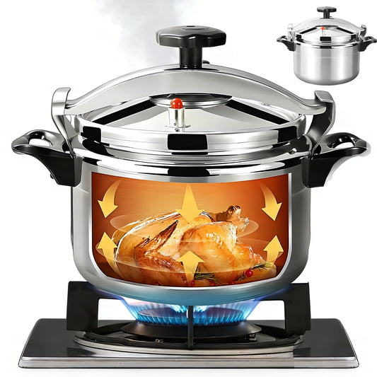 15L Professional Pressure Cooker Multifunctional Aluminum Household Restaurant Explosion-Proof Cooking Pots for Gas Cooker Pot