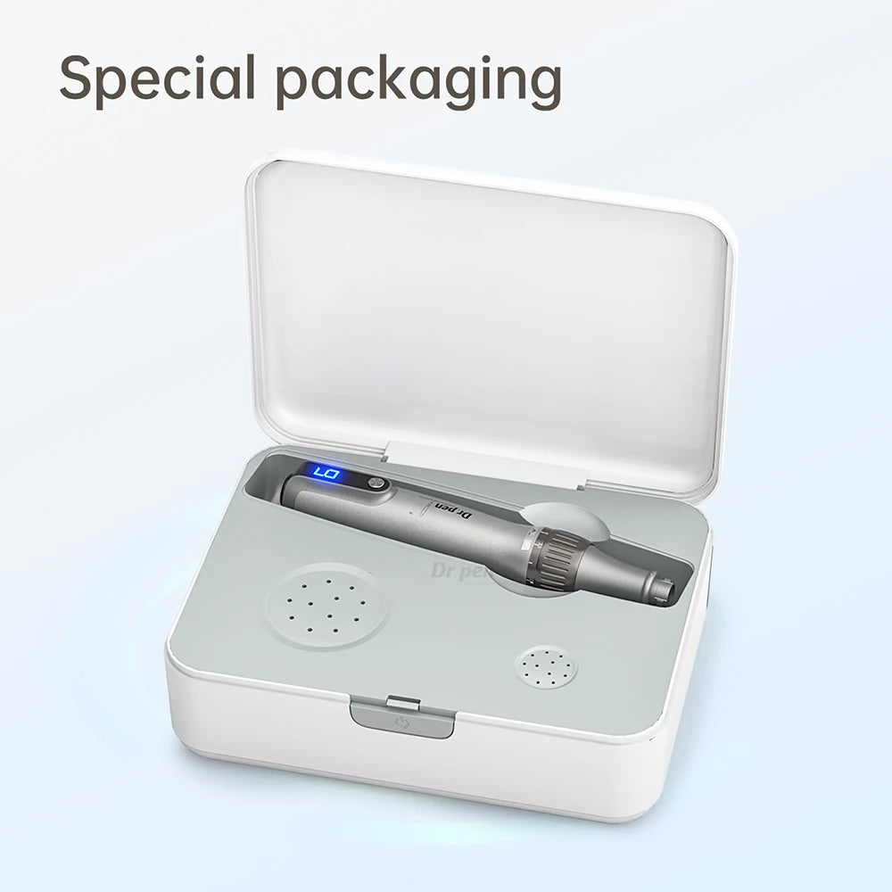 Authentic Dr pen Ultima M8S With 22 pcs Needle Pin Microneedling Pen Wireless Derma Pen Beauty Machine needle length 0.25 mm