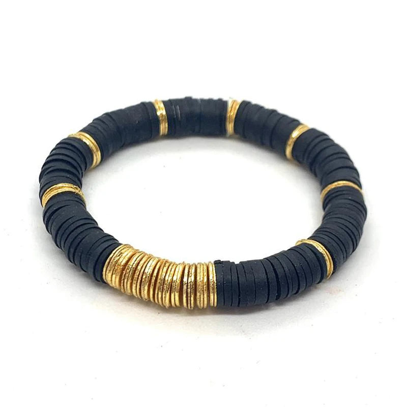 2020 Winter New Products Retro Wild Silicone Bracelet Handmade Ethnic Beach Jewelry For Women Men Adjustable Elastic Bangle Gift