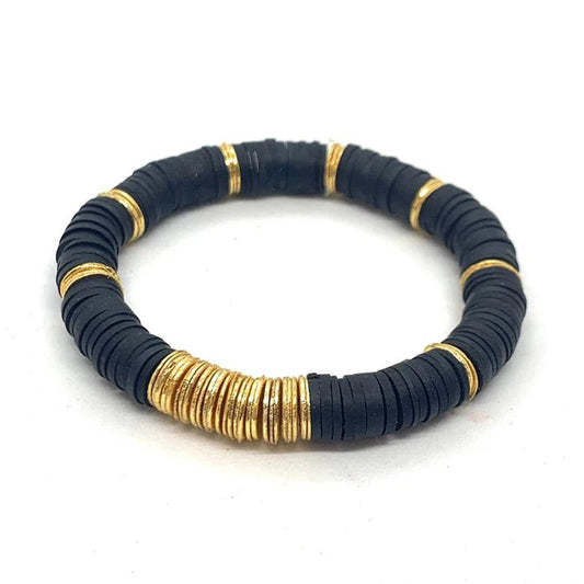 2020 Winter New Products Retro Wild Silicone Bracelet Handmade Ethnic Beach Jewelry For Women Men Adjustable Elastic Bangle Gift