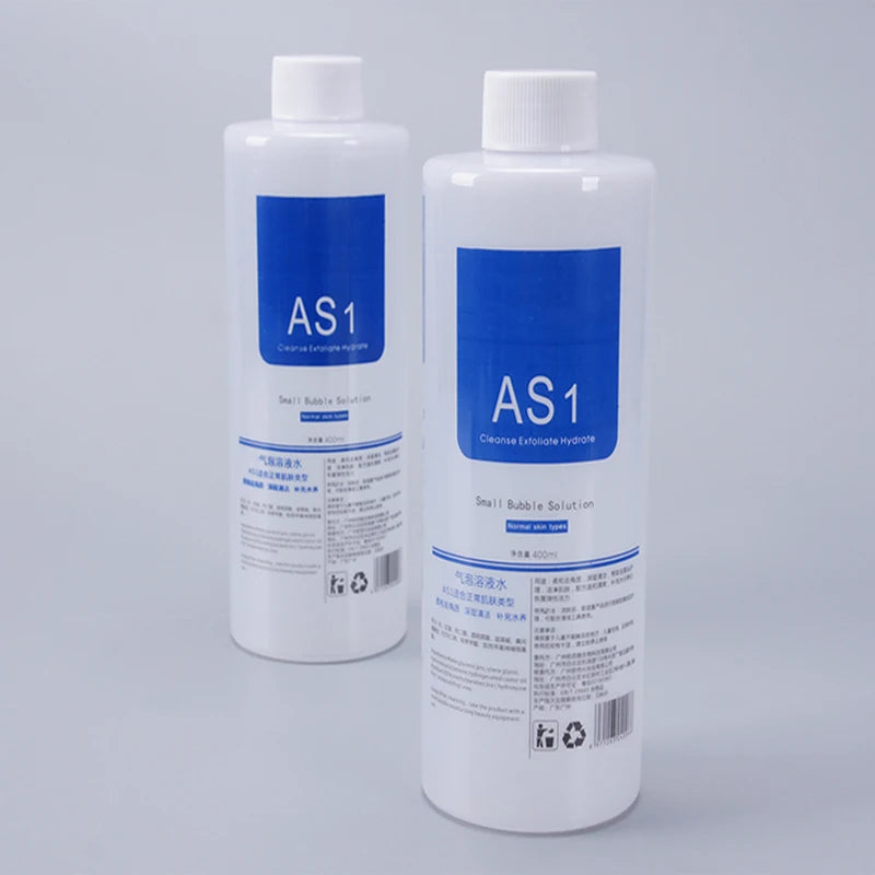 Facial Skincare Face Serum Hydro Aqua Peel Solution 400ml Kit of 3 Serums AS1 SA2 AO3 For Facial Machine Skin Deep Cleaning
