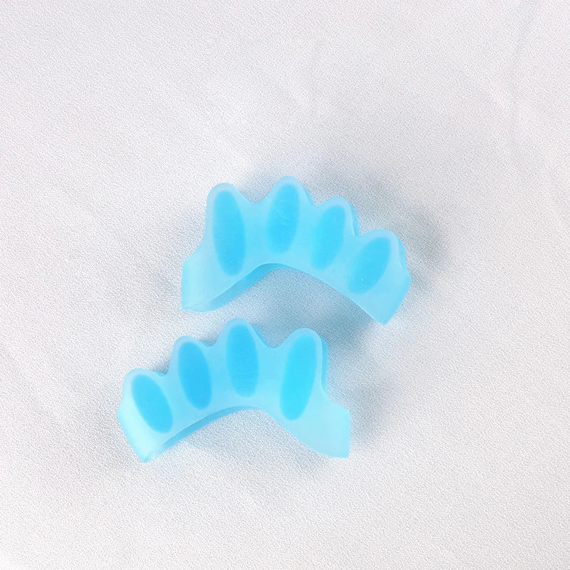 2pcs=1pair Silicone Toe Separator Child Stretcher Straightener Spreader Correction Hallux Valgus Corrector Foot Care For Kid