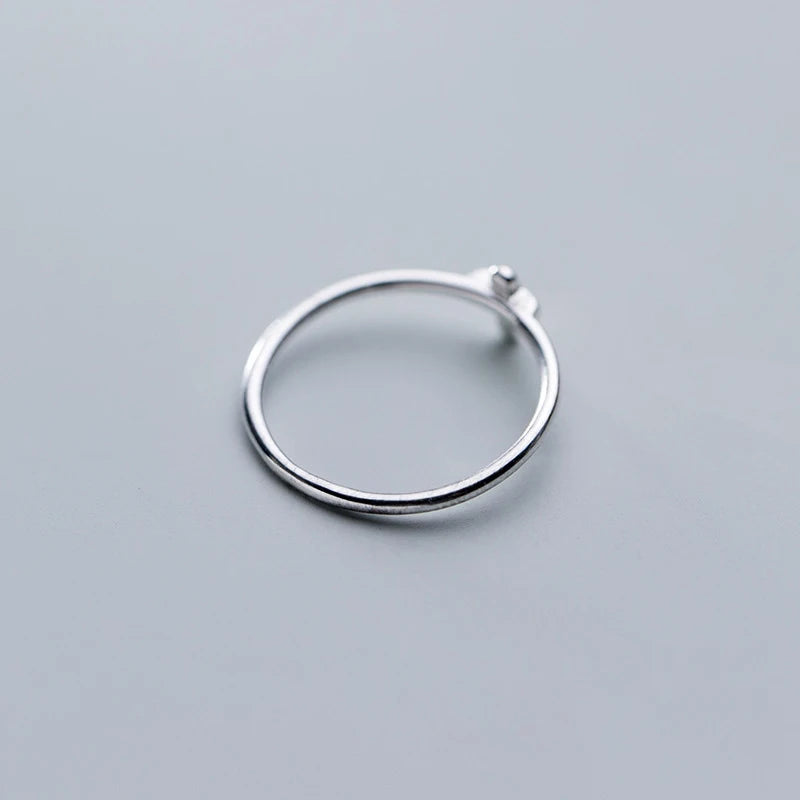 La Monada Christian Cross Finger Women Ring 925 Sterling Silver Minimalist Rings For Women 925 Silver Fine Jewerly Rings Woman