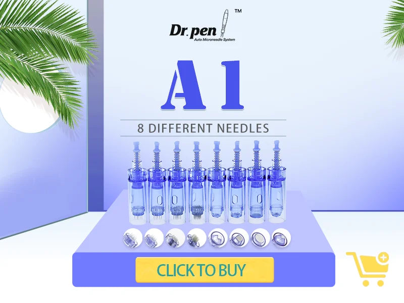 Dr. Pen H6 Cartridge 5 PCS 18 Pin 36 Pin 42 PIN Round Nano Derma Stamp Needle Support 3ML Serum 0.25 mm Needle Length