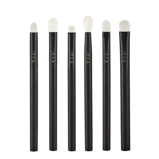 Professional Handmade Make Up Brush Eye Shadow Blending Brush Soft Saibikoho Goat Hair Ebony Handle Makeup Brushes
