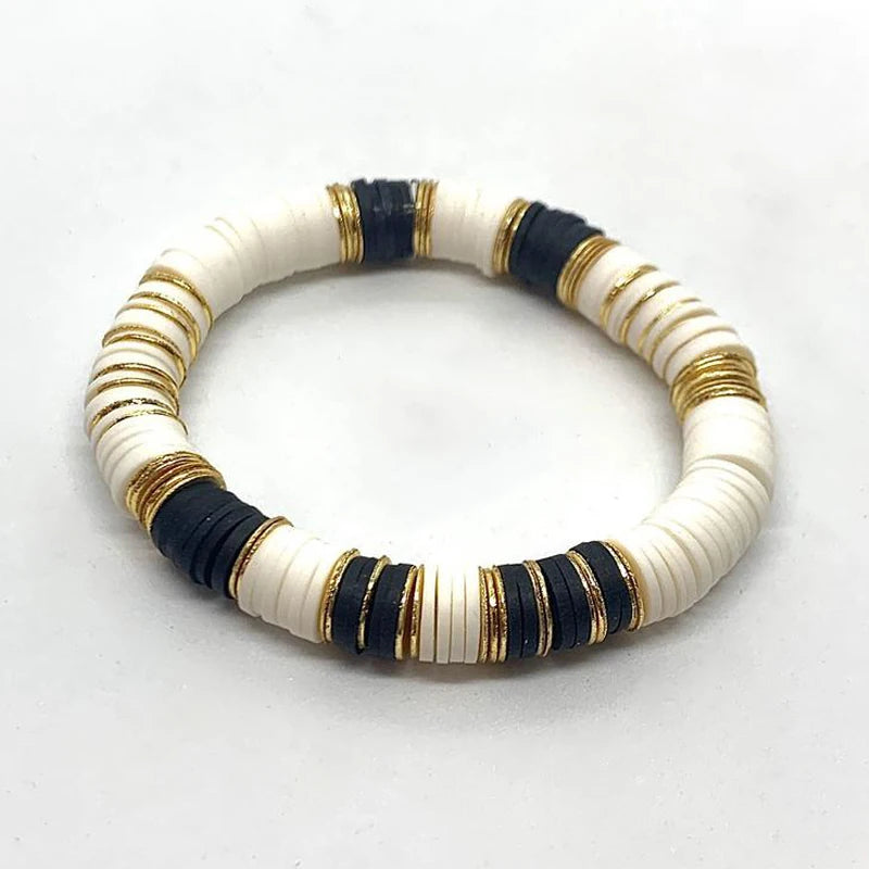 2020 Winter New Products Retro Wild Silicone Bracelet Handmade Ethnic Beach Jewelry For Women Men Adjustable Elastic Bangle Gift