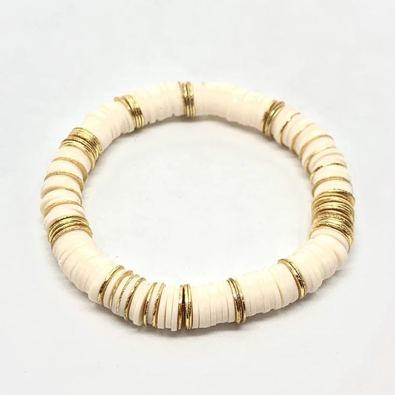 2020 Winter New Products Retro Wild Silicone Bracelet Handmade Ethnic Beach Jewelry For Women Men Adjustable Elastic Bangle Gift