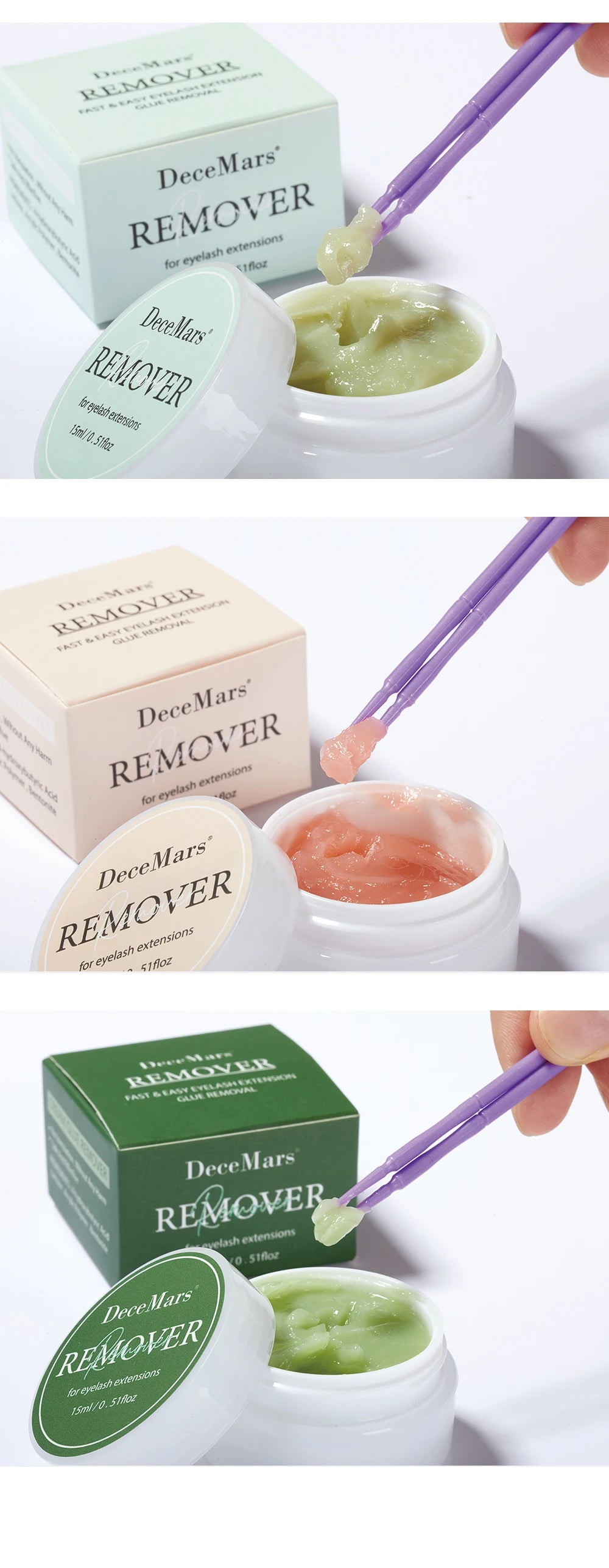 DeceMars Eyelash Extension Lash Glue Remover 15ml