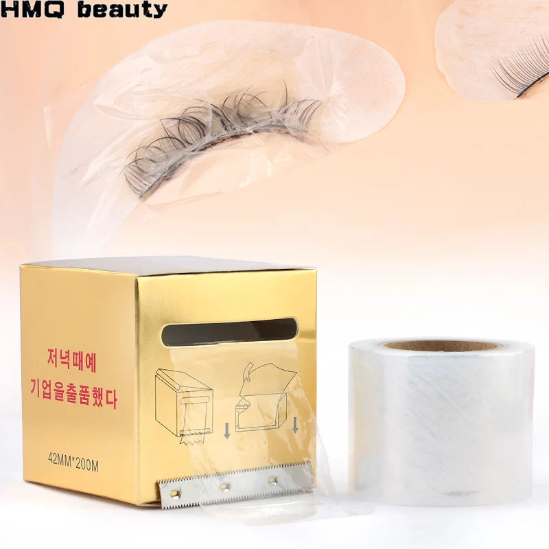 Disposable Eyebrow Tattoo Plastic Wrap Professional Preservative Film Eye Use With Sharp Blade Makeup Eyebrow Tattoo Accessories