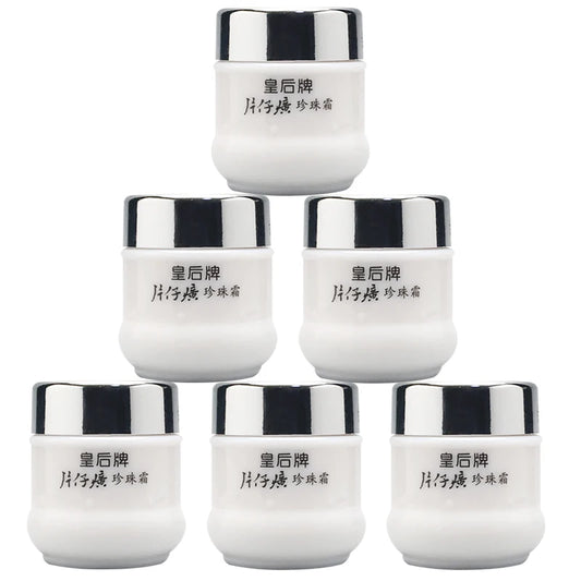 Original 6 Bottles Wholesale Zhangzhou PZH Queen Brand Pientzehuang Pearl Cream 25g