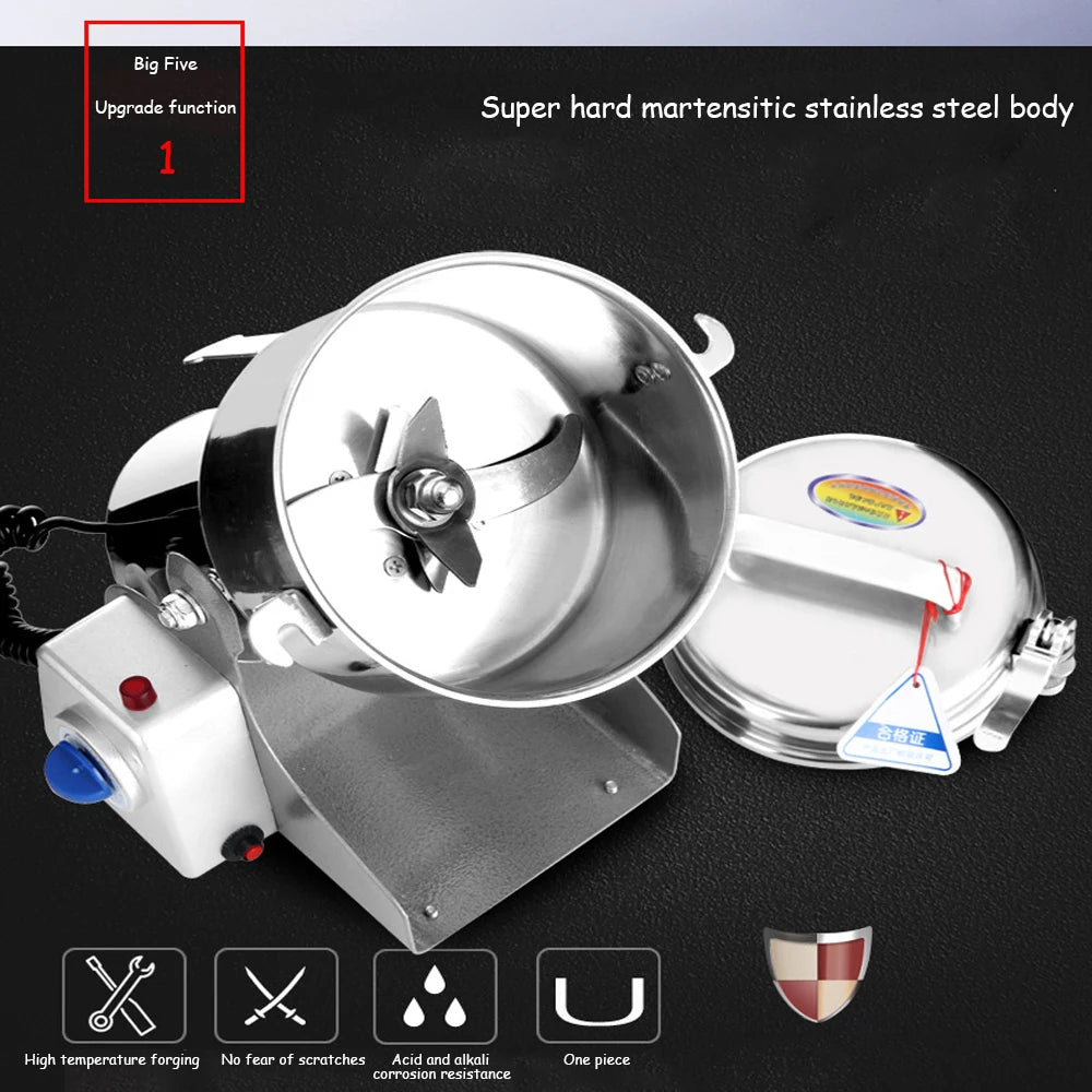 800g/1000g Grains Spices Hebals Grinder Electric Coffee Grinder Coffee Dry Food Grinder Spice Mill Grain Mill Food Crusher