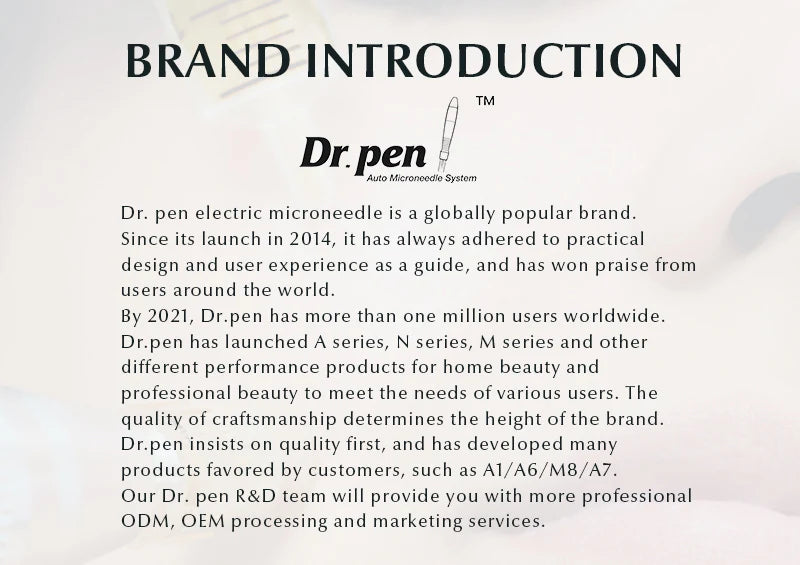 Newest Authentic Dr. Pen A11 With 12 Pcs Needles Gifts Ultima PRO Microneedling Pen 0.25 mm needle length