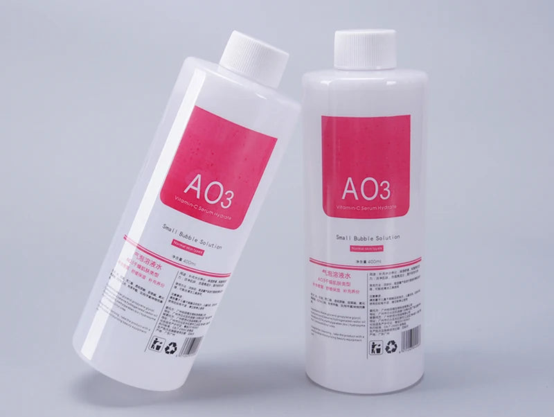 Facial Skincare Face Serum Hydro Aqua Peel Solution 400ml Kit of 3 Serums AS1 SA2 AO3 For Facial Machine Skin Deep Cleaning