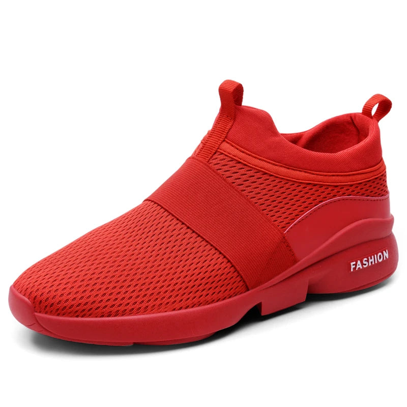 Men's shoes summer casual shoes large size red sneakers outdoor running shoes fashion sport shoes comfortable breathable cheap