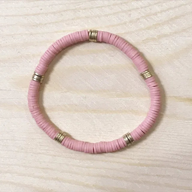 2020 Winter New Products Retro Wild Silicone Bracelet Handmade Ethnic Beach Jewelry For Women Men Adjustable Elastic Bangle Gift