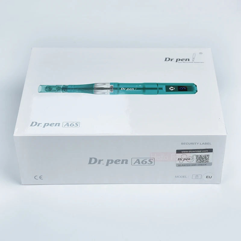 Original Dr. pen Ultima A6S With 12 Cartridge Wireless Professional Derma Pen Microneedling Machine 0.25 mm needle length