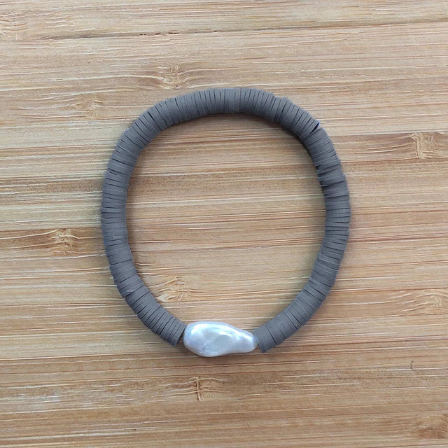 2020 Winter New Products Retro Wild Silicone Bracelet Handmade Ethnic Beach Jewelry For Women Men Adjustable Elastic Bangle Gift
