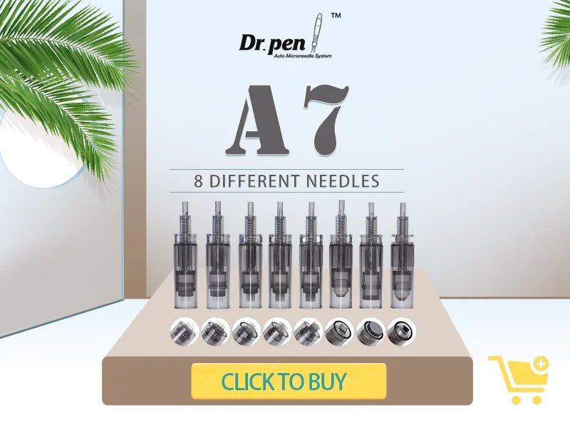 Dr. Pen H6 Cartridge 5 PCS 18 Pin 36 Pin 42 PIN Round Nano Derma Stamp Needle Support 3ML Serum 0.25 mm Needle Length