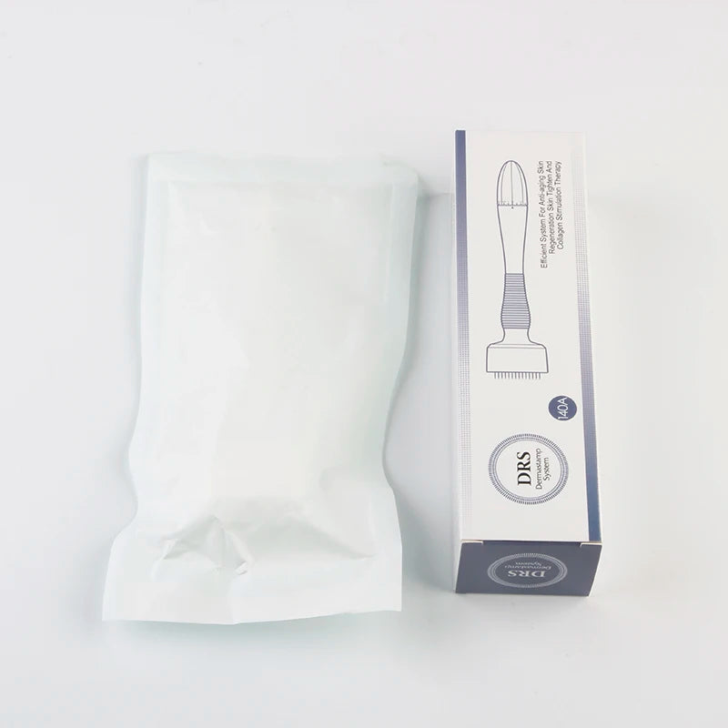 Derma Stamp Adjustable Microneedling With 140 pin Needles Face Body Care Hair Beard Growth 0.25 MM Needle length
