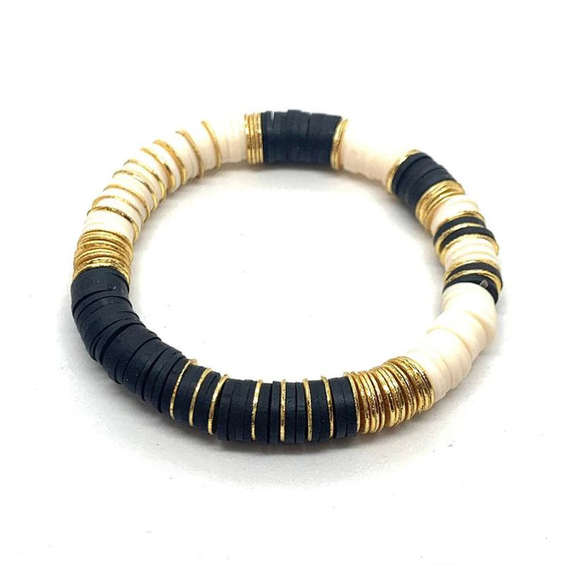 2020 Winter New Products Retro Wild Silicone Bracelet Handmade Ethnic Beach Jewelry For Women Men Adjustable Elastic Bangle Gift