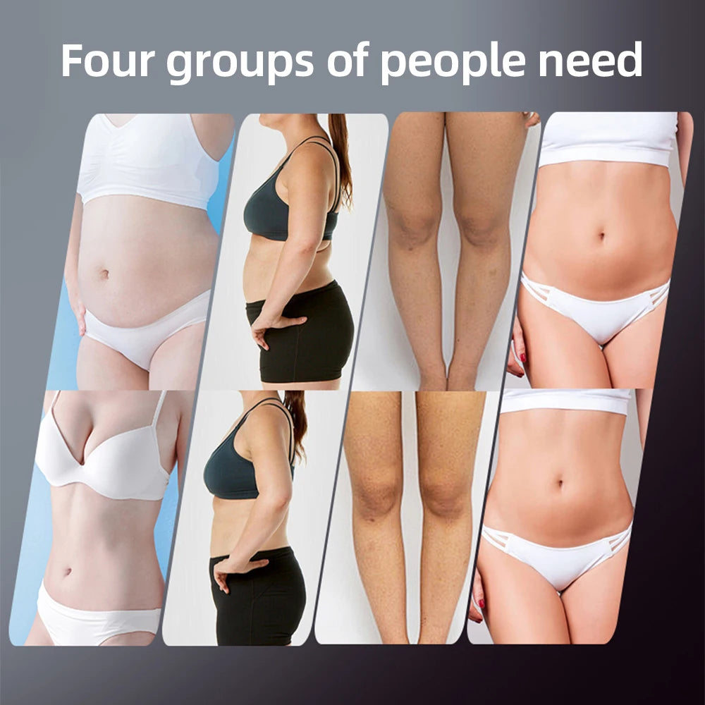 RF Slimming Instrument Household Belly Reduction Shaping Red Light Heating Fat Push Machine 4-Color LED Body Massage Introduces